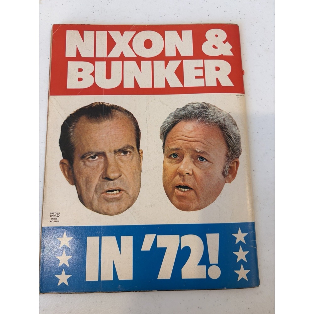 MAD MAGAZINE No. 152 Rainbow Nixon Archie Bunker (pre-owned) - Picture 2 of 4